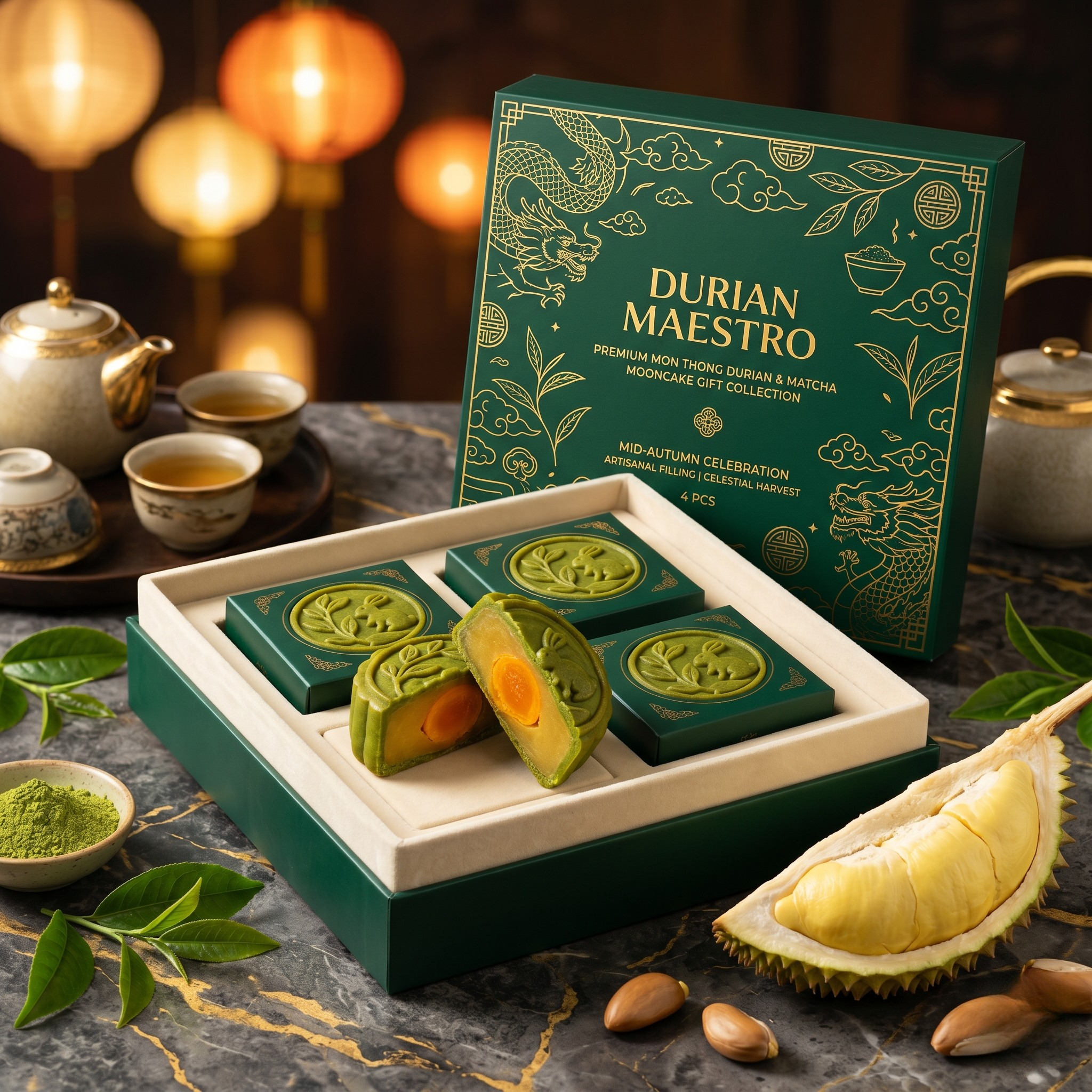 Durian maancake